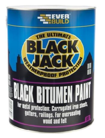 Everbuild 901 Black Bitumen Paint 1 litre