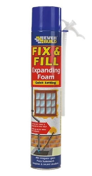 Everbuild Fix & Fill Expanding Foam 750ml