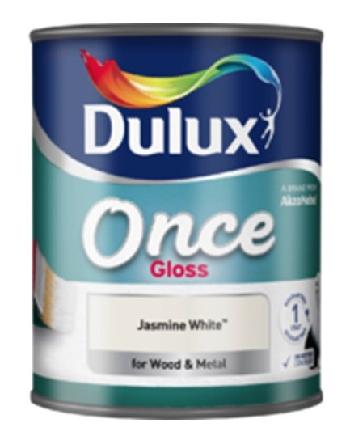 Dulux Once Gloss White 750ml