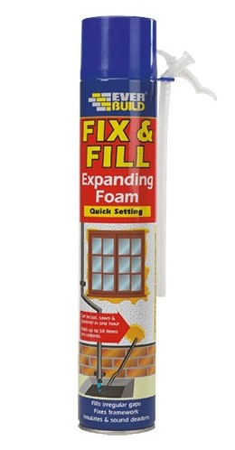 Everbuild Fix & Fill Expanding Foam 750ml