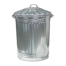 Galvanised Bin